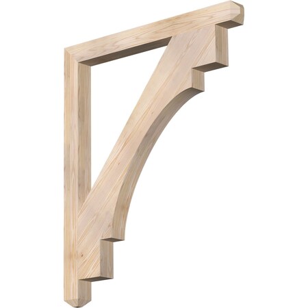 Merced Craftsman Smooth Bracket, Douglas Fir, 3 1/2W X 40D X 48H